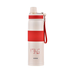 [EZO.0801324] AZKO Kris Scarlet Vacuum Flask - Putih Tempat Minum Vacuum Flask Wadah Air Minum Panas Perlengkapan Minum Water Bottle