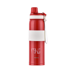 [EZO.0801325] AZKO Kris Scarlet Vacuum Flask - Merah Tempat Minum Vacuum Flask Wadah Air Minum Panas Perlengkapan Minum Water Bottle