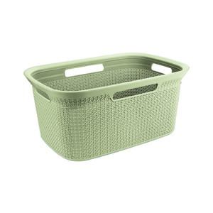 [EZO.0801326] AZKO Ezy Storage Keranjang Laundry Mode - Hijau Tempat Baju Pakaian Kotor Wadah Cucian Laundry Basket Perlengkapan Rumah Tangga