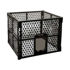 [EZO.0801346] AZKO Paws N Tail Kandang Hewan Lipat Plastik Dog Cat Carrier Pet Carrier Pet Cargo Kucing Anjing Perlengkapan Hewan Peliharaan