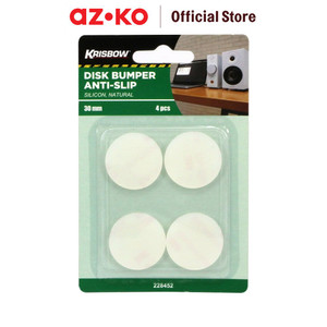 [EZO.0801364] AZKO Krisbow 3 cm Set 4 Pcs Alas Kaki Pelindung Serbaguna - Transparan Pelindung Karet Peralatan Elektronik Alas Pelindung Peralatan Elektronik
