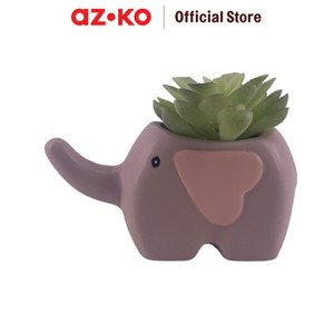 [EZO.0801369] AZKO Arthome Tanaman Artifisial Sukulen Dengan Pot Anima Snout Tumbuhan Tanaman Buatan Dekorasi Plant Sintetis Pajangan Rumah Serbaguna Hiasan Properti Foto