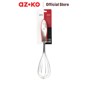 [EZO.0801375] AZKO Culinart Pengocok Adonan Stainless - Merah