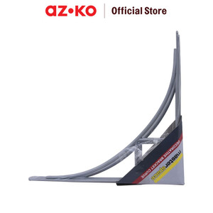 [EZO.0801382] AZKO Mastersp19.5 cm Bracket Rak Siku - Silver Braket Penopang Rak Dinding Penyangga Ambalan Shelf Stand