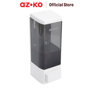 [EZO.0801385] AZKO Krisbow 500 ml Dispenser Sabun Cair - Putih Liquid Soap Container Tabung Tempat Sabun Serbaguna Aksesoris Kamar Mandi Perlengkapan Rumah Tangga
