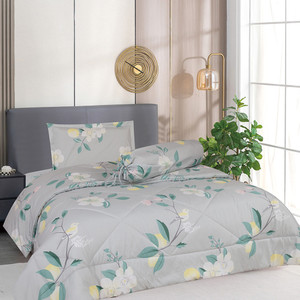 [EZO.0801419] AZKO Sleeplite Seprai Microfiber Flower Layla Sprei Motif Seprai Aesthetic Seprei Sheet Set Bed Sheet Aksesoris Tempat Tidur Set Sarung Bantal Sarung Guling Set Bed Cover