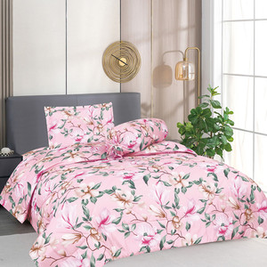 [EZO.0801429] AZKO Sleeplite Seprai Microfiber Flower Clara Sprei Motif Seprai Aesthetic Seprei Sheet Set Bed Sheet Aksesoris Tempat Tidur Set Sarung Bantal Sarung Guling