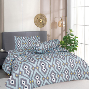 [EZO.0801436] AZKO Sleeplite Seprai Microfiber Abstrak Zion Sprei Motif Seprai Aesthetic Seprei Sheet Set Bed Sheet Aksesoris Tempat Tidur Set Sarung Bantal Sarung Guling Bedcover
