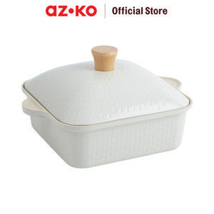 [EZO.0801487] AZKO Kris Nemona Air Wajan Panggang & Hot Pot 2 In 1 Square Cookware Set Wajan Panci Pot And Grill Pan Peralatan Masak Kitchen Tools
