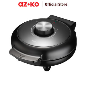 [EZO.0801492] AZKO Kris Waffle Maker 5 Slice - Hitam Pembuat Kue Gofre Alat Pemanggang Cetakan Waffle Anti Lengket Perlengkapan Dapur