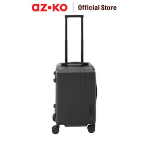 [EZO.0801505] AZKO Legend Walker 21 inci Challenger Trunk Koper Pc Tsa Lock - Hitam Hardcase Luggage Koper Kabin Dengan Tsa Tas Jalan-Jalan Travel Bag Tas Roda