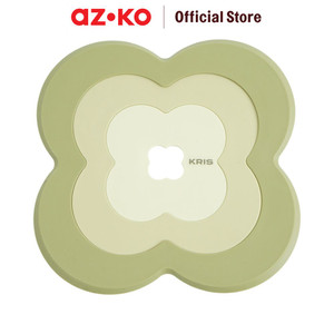 [EZO.0801509] AZKO Kris Set 3 Pcs Tatakan Tahan Panas Multifungsi - Hijau Alas Wajan Serbaguna Silicone Mat Pelindung Meja Kitchen Tools Perlengkapan Dapur