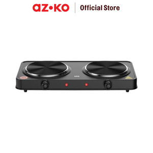 [EZO.0801519] AZKO Kris Kompor Listrik Double 1000 Watt Electric Stove Kompor Elektrik 2 Tungku Perlengkapan Dapur Alat Masak
