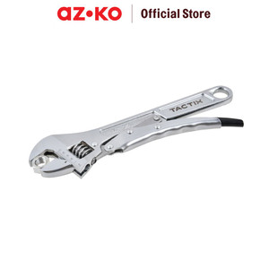 [EZO.0801524] AZKO Tactix 10 inci Kunci Inggris - Hitam Wrench Pembuka Baut Mur Perlengkapan Perkakas Peralatan Tukang