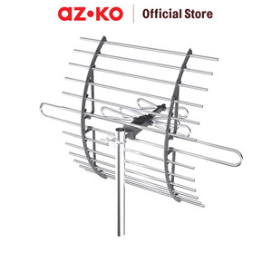 [EZO.0801535] AZKO Krisbow Antena Tv Outdoor Gt-960N - Hitam Television Antenna Aksesoris Tv Pencari Sinyal Saluran Televisi Antena Luar Ruangan