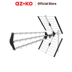 [EZO.0801536] AZKO Krisbow Antena Tv Outdoor E2169U4216N - Hitam Television Antenna Aksesoris Tv Pencari Sinyal Saluran Televisi Antena Luar Ruangan