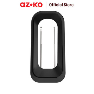 [EZO.0801537] AZKO Krisbow Antena Tv Indoor Clarion-2 - Hitam Television Antenna Aksesoris Tv Pencari Sinyal Saluran Televisi Antena Dalam Ruangan