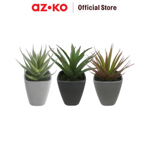 [EZO.0801555] AZKO Forhom Tanaman Artifisial Agave Dengan Pot Random Tumbuhan Tanaman Buatan Dekorasi Plant Sintetis Pajangan Rumah Serbaguna Hiasan Properti Foto