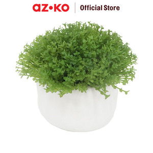 [EZO.0801560] AZKO Forhom Tanaman Artifisial Aquatic Grass Dengan Pot - Hijau Tumbuhan Tanaman Buatan Dekorasi Plant Sintetis Pajangan Rumah Serbaguna Hiasan Properti Foto