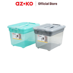 [EZO.0801571] AZKO Ezy Storage 18 ltr Solutions Kotak Penyimpanan Serbaguna Random Kotak Serbaguna Wadah Simpan Storage Box Boks Organizer