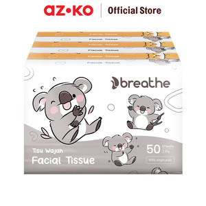 [EZO.0801573] AZKO Breathe Set 6 Pcs Tisu Wajah Travel Koala Facial Tissue Tisu Muka Tisue Pembersih Serbaguna Perlengkapan Kebersihan