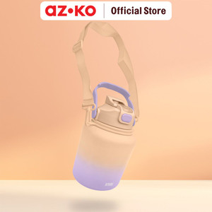 [EZO.0801578] AZKO Ataru 1.1 ltr Joy Botol Vacuum Flask - Pink Tumbler Termos Minuman Tempat Air Minum Panas Dingin Water Bottle Food Grade Perlengkapan Minum