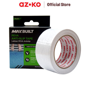 [EZO.0801619] AZKO Maxbuilt 5 cmx4.5 mtr Isolasi Kamar Mandi Anti Slip Peva - Putih Tape Floor Bathroom Lakban Anti Slip Serbaguna Perlengkapan Keselamatan