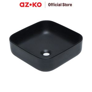 [EZO.0801631] AZKO Acroz Wastafel Keramik Sf1205Mb - Hitam Matte Hand Sink Tempat Cuci Tangan Perlengkapan Interior Rumah Home Furniture Tools