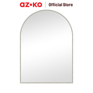 [EZO.0801639] AZKO Arthome 50X70 cm Cermin Dinding Curved Wall Mirror Kaca Dinding Dekorasi Rumah Cafe Resto Hotel Home Decoration