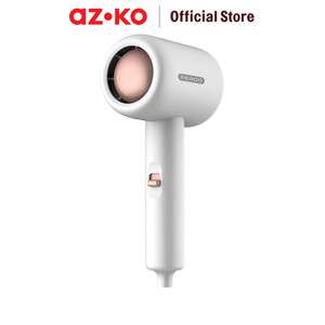 [EZO.0801670] AZKO Memoo Hair Dryer Travel 600 Watt - Putih/Pink Alat Pengering Rambut Hair Styler Elektronik Kecantikan