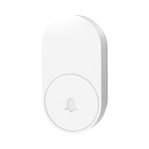 [EZO.0801694] AZKO Krisbow Sync Smart Bel Pintu Nirkabel Wifi - Putih Smart Door Bell Wireless Door Chime Penanda Panggilan Pintu Bel Rumah Pintar Nirkabel