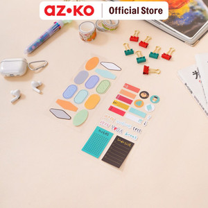 [EZO.0801699] AZKO Ataru Stiker Diy Marker Stiker Dekoratif Lucu Cute Stickers Deco Sticker Pack Journal Book