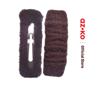 [EZO.0801700] AZKO Ataru 2 Pcs Jepit Rambut Fur Mix - Cokelat Hair Clip Aksesoris Rambut Jepitan Rambut Penjepit Rambut