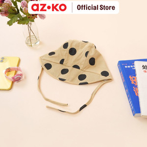 [EZO.0801704] AZKO Ataru Topi Bonnet Anak Polkadot - Cokelat Aksesoris Kepala Kids Bonnet Hat Topi Stylish Anak Lucu Aksesoris Fashion Anak