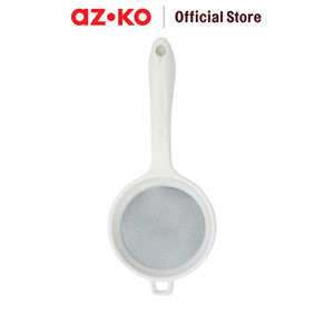 [EZO.0801722] AZKO Krischef 7.5 cm Saringan Teh Circle - Putih Tea Strainer Penyaring Pemisah Ampas Teh Peralatan Minum Kitchen Gadget Perlengkapan Dapur