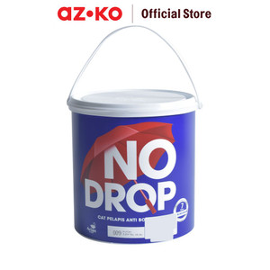 [EZO.0801723] AZKO No Drop 4 kg Cat Dinding Waterproof - Putih Paint Waterproof Cat Tembok Perlengkapan Tukang