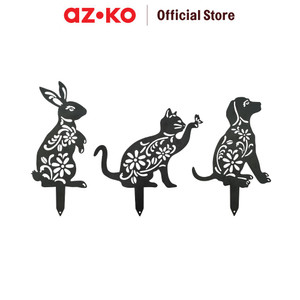 [EZO.0801737] AZKO Arthome Set 3 Pcs Tongkat Dekorasi Taman Pet Garden Yard Decoration Pajangan Dekorasi Outdoor Halaman Aksesoris Kebun Aesthetic