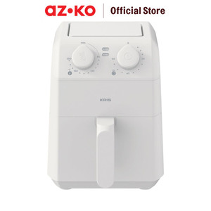 [EZO.0801754] AZKO Kris 3 ltr Air Fryer Manual 800 watt - Putih Alat Masak Goreng Pembuat Makanan Penggoreng Tanpa Minyak Elektronik Dapur