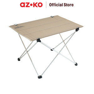 [EZO.0801760] AZKO Soleil Oxford Meja Lipat Medium - Krem Beige Meja Serbaguna Folding Table Multifunctional Foldable Desk Picnic Table Furniture House
