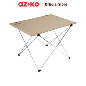 [EZO.0801761] AZKO Soleil Oxford Meja Lipat Large - Krem Beige Meja Serbaguna Folding Table Multifunctional Foldable Desk Picnic Table Furniture House