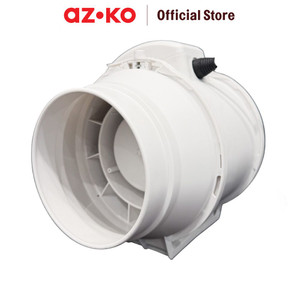 [EZO.0801766] AZKO Krisbow 6 inci Blower Inline Duct Fan Kipas Hexos Ventilasi Fan Ventilation Peralatan Elektronik Air Ventilator