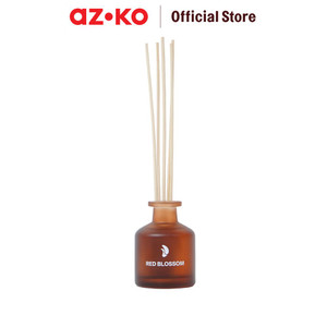 [EZO.0801806] AZKO Breathe 50 ml Red Blossom Reed Diffuser Rattan Sticks Freshener Aromaterapi Pengharum Ruangan Stick Room Fragrance