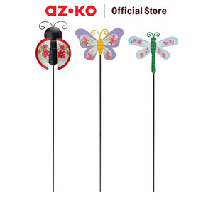 [EZO.0801811] AZKO Arthome Set 3 Pcs Tongkat Dekorasi Taman Fly Garden Yard Decoration Pajangan Dekorasi Outdoor Halaman Aksesoris Kebun Aesthetic