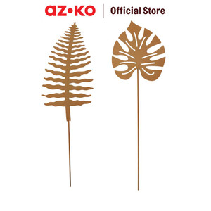 [EZO.0801814] AZKO Arthome Set 2 Pcs Tongkat Dekorasi Taman Leaves Garden Yard Decoration Pajangan Dekorasi Outdoor Halaman Aksesoris Kebun Aesthetic
