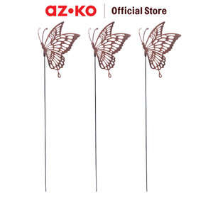 [EZO.0801815] AZKO Arthome Set 3 Pcs Tongkat Dekorasi Taman Butterfly Garden Yard Decoration Pajangan Dekorasi Outdoor Halaman Aksesoris Kebun Aesthetic