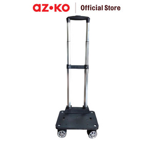[EZO.0801821] AZKO Maxbuilt Troli Barang Lipat 50 Kg - Hitam Alat Pengangkut Barang Dengan Roda Wheels Cart Troli Kardus Box Perlengkapan Industri