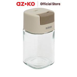 [EZO.0801837] AZKO Oshi 180 ml Tempat Bumbu Dapur - Putih Ivory Spice Jar Tempat Penyimpanan Bumbu Perlengkapan Dapur Seasoning Jar
