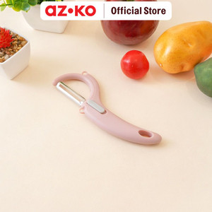 [EZO.0801863] AZKO Ataru Alat Pengupas Rotary - Pink Peeler Alat Kupas Buah Sayur Pisau Pengupas Perlengkapan Dapur Peralatan Masak