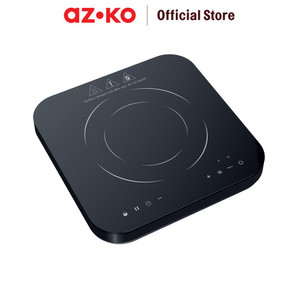 [EZO.0801878] AZKO Kris Kompor Induksi Square 100-1000 watt - Hitam Induction Stove Kompor 1 Tungku Perlengkapan Dapur Alat Masak
