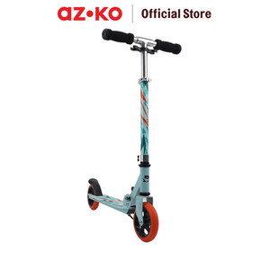 [EZO.0801879] AZKO Berwyn Skuter Anak 2 Roda - Hijau/Orange Scooter Sekuter Mainan Anak Kendaraan Anak Ride On Mainan Outdoor
